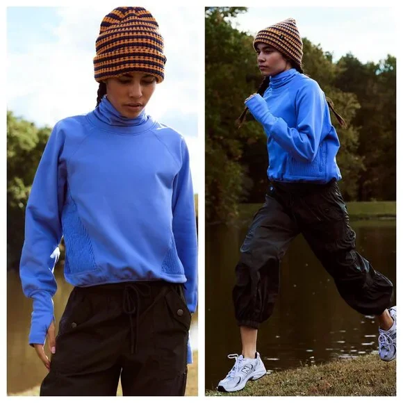 (取寄) フリーピープルムーブメント コージー ラン セーター Free People Movement Keepin Cozy Run Sweater  Blueberry Free People | Tops | Free People Movement Keepin Cozy Run Pullover